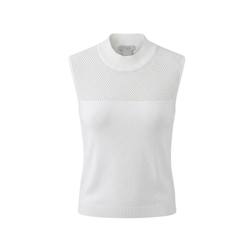 Malo White Silk Women Women's Sweater